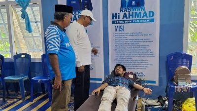 Donor Darah di Tobelo, PAN Open Tournament di Galela Selatan