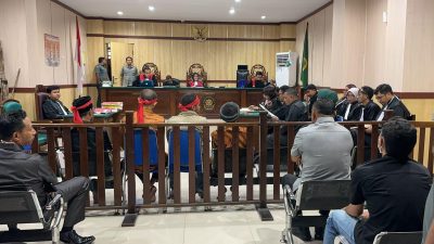 Muhammad Sinen Hadiri Sidang 11 Warga Adat Maba Sangaji di PN Soasio