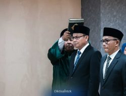 Prof. Abdullah Jabid Resmi Jabat Rektor Unkhair Ternate