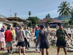 Gotong Royong Warga Payahe Membangun Masjid Al-Insan, Dihadiri Ketua Komisi III DPRD Tikep dan Camat