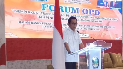 Wabup Helmi Buka Forum Organisasi Perangkat Daerah Untuk Penyusunan RKPD Tahun 2027