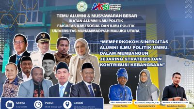 Temu Alumni dan Musyawarah Besar Alumni Ilmu Politik Berlangsung di Gedung Pasca UMMU