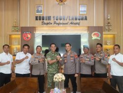 Kapolres Halsel Tancap Gas Pererat Hubungan Kejari dan Kodim 1509 Labuha