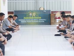Memperkuat Mental, Personil Polres Halsel Dapat Pembinaan Keagamaan