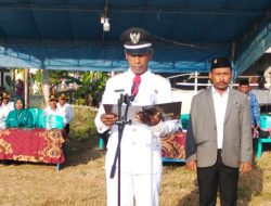 Pemerintah Desa Buli Gelar Upacara HUT RI ke-81, Kades Hatta Muhammad Bertindak sebagai Pembina Upacara