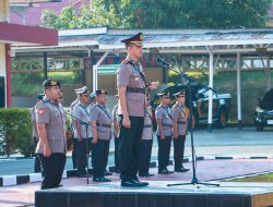 Gelar Upacara, Polres Halsel Peringati Hari Juang Polri