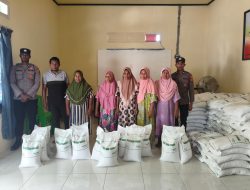 Pengamanan Distribusi 22,65 Ton Beras Bantuan Pangan Bapanas Kepada 755 Penerima