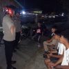 Patroli sejumlah Titik Rawan Gangguan Kamtibmas, Polsek Bacan Amankan Sejumlah Pemuda