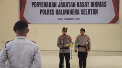 Kapolres Halsel Pimpin Penyerahan Jabatan Kasat Binmas: Fungsi Pembinaan Harus Tetap Maksimal
