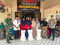 540 Sak Beras Bantuan Pangan Pemerintah Tersalur di Desa Amasing Kota