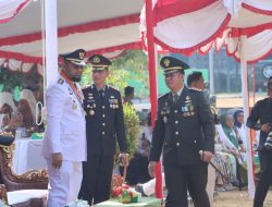Kompak Di Upacara Peringatan HUT ke 81 TNI di Halsel