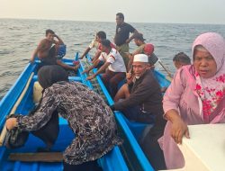 Kehilangan Arah Karena Kabut Hingga Habis BBM, Long Boat Angkut 14 Warga Pulau Makian Hanyut Di Perairan Oba